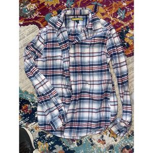 Prince Fox Mens Flannel Button‎ up shirt